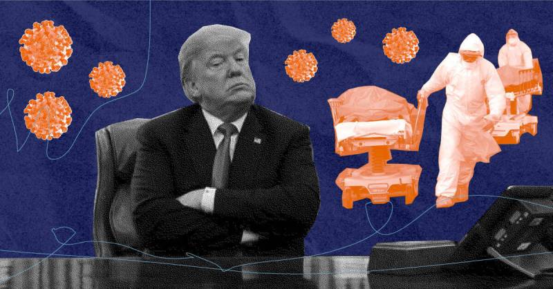 As millions of Americans suffer due to COVID, President Trump does nothing to help them.