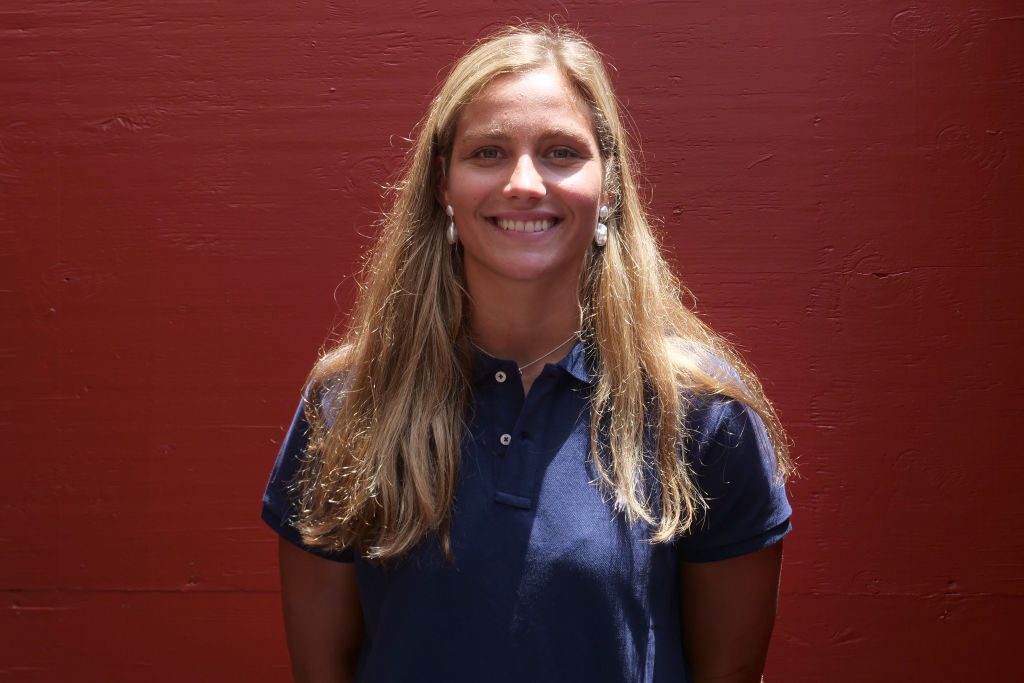 LOS ANGELES, CALIFORNIA - MAY 30: Jovana Sekulic poses for a portrait after USA Water Polo announced the 2024 U.S. Olympic Women's Water Polo Team roster at Republique on May 30, 2024 in Los Angeles, California. (Photo by Kaelin Mendez/Getty Images)