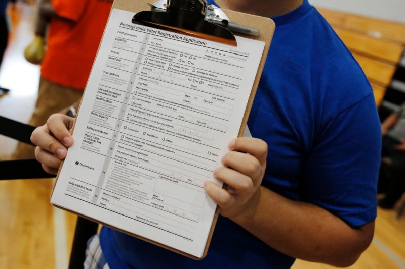 How do you register to vote in Pennsylvania?