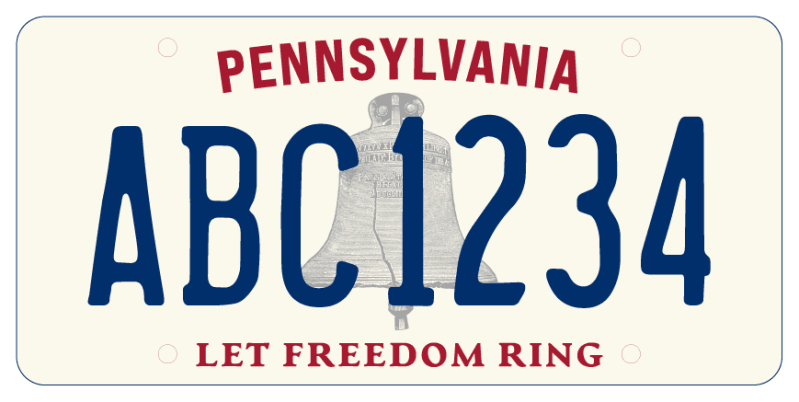New license plates celebrate PA as the birthplace of American democracy