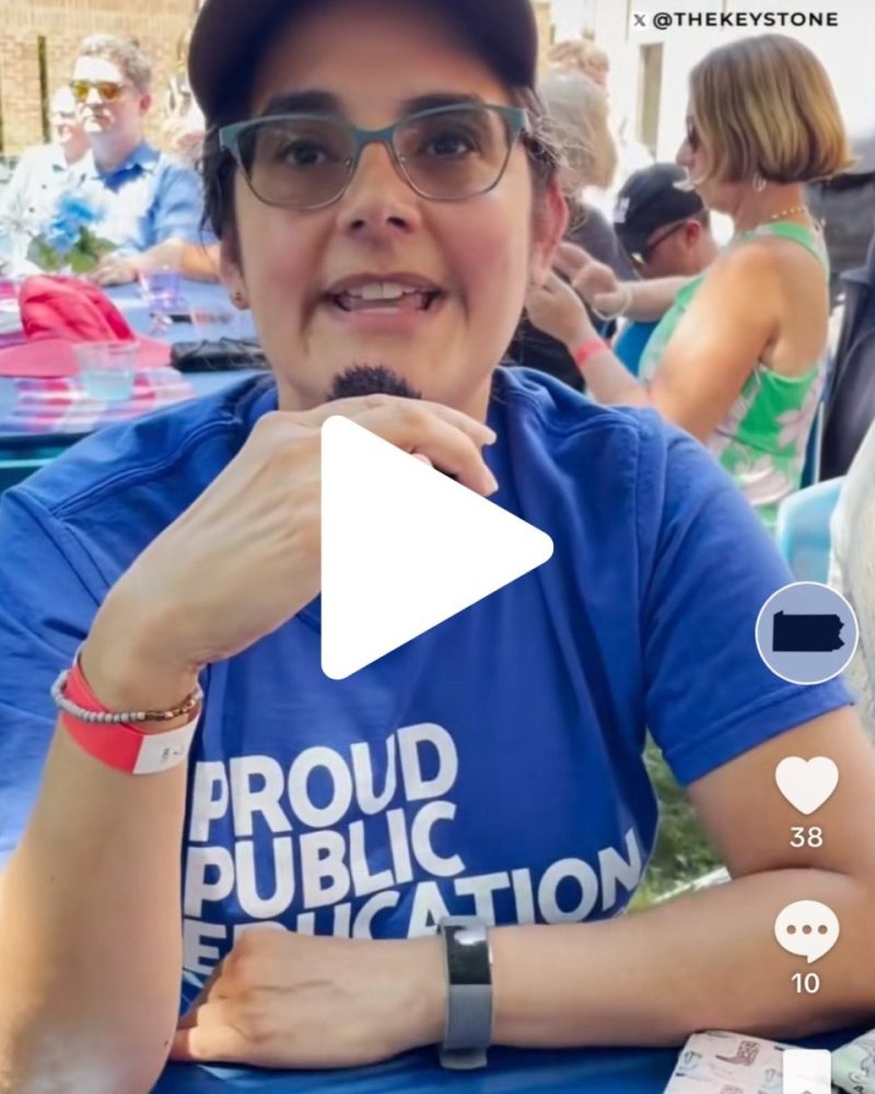 This Pa. teacher is voting to help preserve democracy.