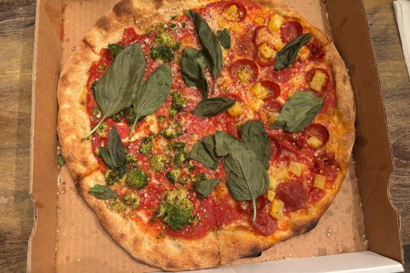 pizza at Pizzeria Davide in Pittsburgh