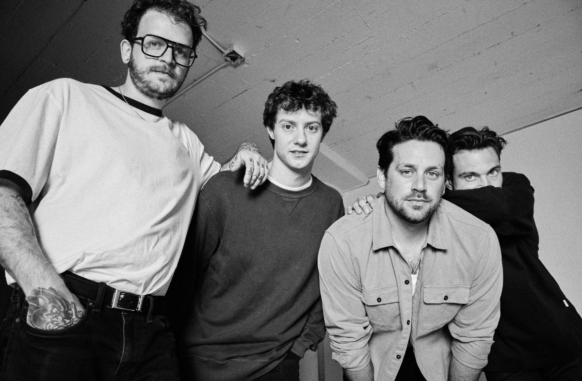 Black and white photo of the band Grayscale.