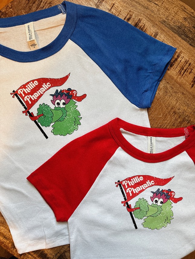 Phillies merch from small businesses to sport on game day