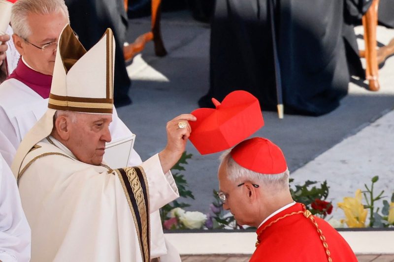 Pope Francis and Cardinal Robert Francis Prevost