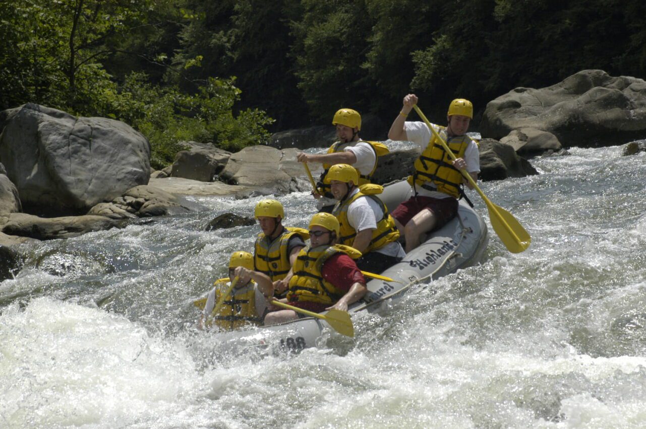 whitewater rafters 
