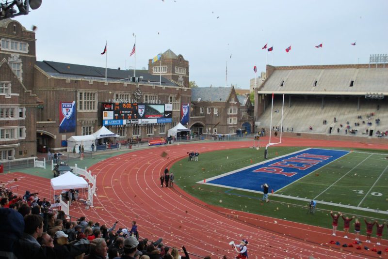 the University of Pennsylvania has a weird tradition of throwing toast onto the field