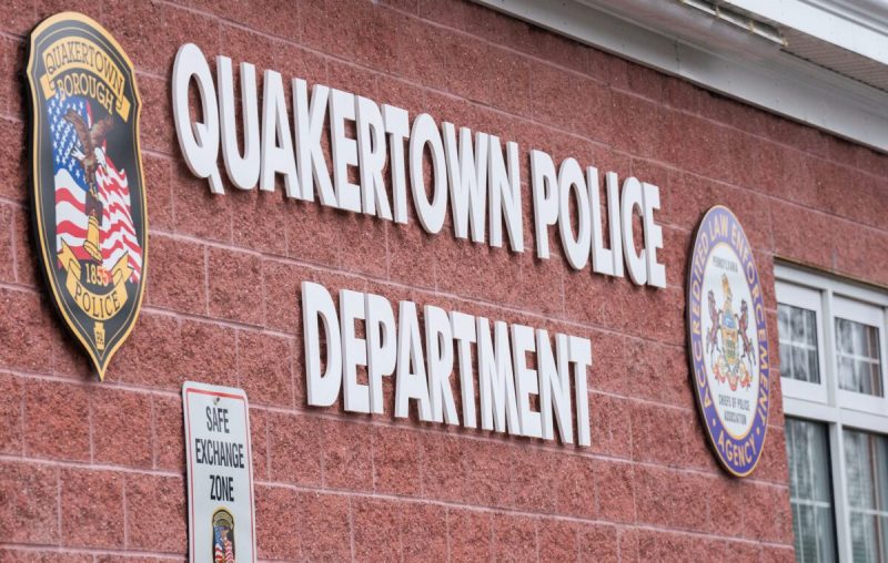 The Quakertown Borough Police Department building in Quakertown on Feb. 20, 2026.