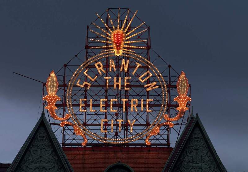 The “Electric City” moniker is thanks to an electrical innovation Scranton was among the first to adopt.